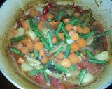 A picture of step 6 of Chicken and veggies sauce.