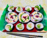 Foto del paso 4 de la receta: Japanense Sushi Spiral VC Uramaki de Atún con Lechuga!!