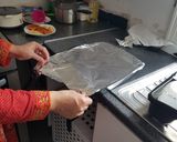 A picture of step 5 of Grilled Chicken drum sticks with vegetable #eid k pakwan.