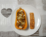 Foto del paso 13 de la receta: Calabaza rellena de verduras y queso feta