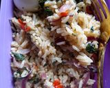 A picture of step 4 of Concoction vegetable rice.