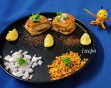 A picture of step 7 of Mumbai Style Masala Pav.