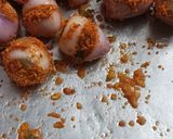 A picture of step 7 of Stuff onion sabji using bombay mix.