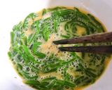 Hình bước làm 3 của món 💚 Trứng Chiên Rau Ngón Biển (Samphire, Salicorne)