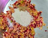 A picture of step 2 of Beetroot Oats Tikki.