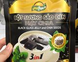 Hình bước làm 1 của món Chè Thạch Đen Nước Dừa Hạt Chia