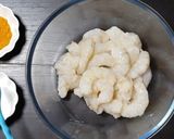 A picture of step 1 of Masala Prawn Curry|Prawn masala curry.