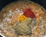 A picture of step 5 of Dal Makhani.
