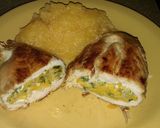 Foto del paso 5 de la receta: Pechuga de pollo rellenas con verduras y muzzarella