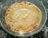 A picture of step 3 of Hummus.