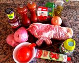 Foto del paso 1 de la receta: Peceto de ternera en salsa de tomates. #Mercado #Tomate