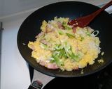 蒜苗培根炒飯的食譜步驟3照片