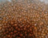 A picture of step 7 of Kala chana-Ashtami prasad.