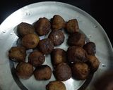 A picture of step 2 of Veg manchurian and fried rice.
