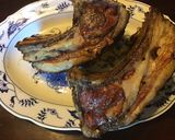 A picture of step 1 of California Farm Air Fryer Rack of Lamb Dinner.
