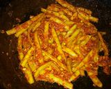 A picture of step 5 of #Ramadan.. Guwarfali ki sabji.