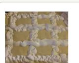 صورة لخطوة 3 من وصفة بسبوسه كاروهات بالقشطة
