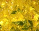 A picture of step 7 of Masala malai Kadai paneer.