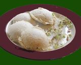 A picture of step 5 of Idli with sago and horse gram sprouts.