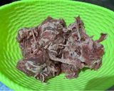 Foto langkah ke 1 dari resep Buncis tumisan daging pedas.