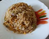 A picture of step 6 of Fried rice#authors marathon.
