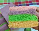 Foto langkah ke 10 dari resep 💜 Rainbow Cake Ekonomis~.