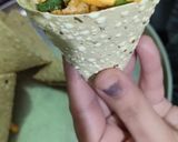 A picture of step 8 of Papad Roll 😋😋.