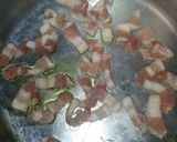Foto del paso 2 de la receta Arroz encebollado con panceta y champiñones