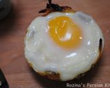 A picture of step 4 of Onion omelette muffins.