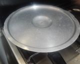 A picture of step 4 of Aloo ki bhujjia.