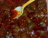 A picture of step 6 of Mbirimbi pickle #indiandishcontest.