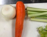 A picture of step 2 of Mirepoix Rice.