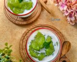 Foto langkah ke 7 dari resep Bubur ganefo (bubur singkong pandan).