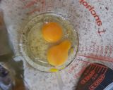 A picture of step 1 of My Cheese & Onion Scrambled Egg Breakfast. 😘.