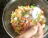 A picture of step 5 of Veg Maggi Bhel.