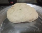 A picture of step 1 of Namkeen Poori.