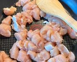 Foto langkah ke 3 dari resep Nudeln in Sahnesauce mit Hähnchen / Noodle with chicken and cream sauce.