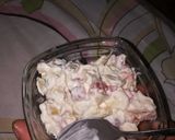A picture of step 4 of Russian salad.