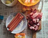 1934. Vörös lencse főzelék füstölt hússal és sült füstölt karajjal ! recept fázis 1 fotója