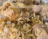 A picture of step 11 of Chicken Pulao in less oil.