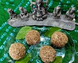 A picture of step 4 of Churmaa Ladoo.