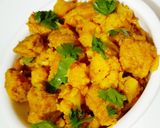 A picture of step 5 of Aloo Gobhi Soyabeen.