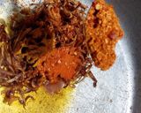 A picture of step 2 of Achaari Baingan.