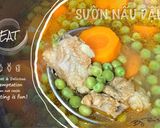 Hình bước làm 8 của món SƯỜN NẤU ĐẬU HÀ LAN