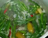 Foto langkah ke 6 dari resep Sayur Asem Kangkung Kacang Panjang #Dandelion.