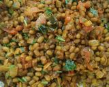 A picture of step 4 of Mothers recipe green moong.