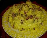 A picture of step 19 of Eggless Rasmalai Cake.