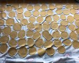 A picture of step 4 of Puri for panipuri.