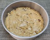 A picture of step 10 of Eggless Chikoo Cake.