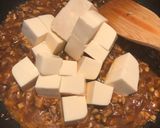 Hình bước làm 5 của món Vegan mapo tofu